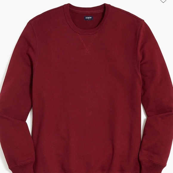 J CREW Men’s Sweatshirt - Cotton Terry Crewneck, Medium - Picture 1 of 5